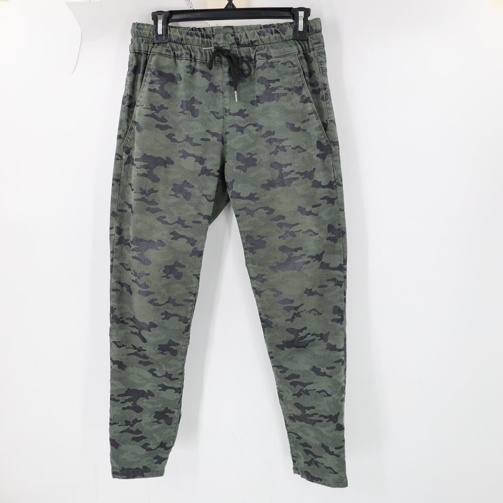Flog Pants‎ Women 29 L26 Camo Drawstring Waist Tapered Leg Stretch Shely Jogger